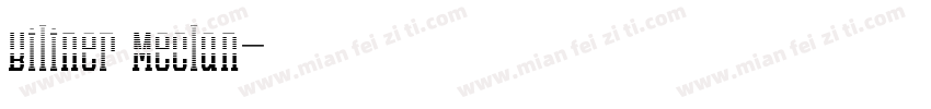 Biliner Meclan字体转换